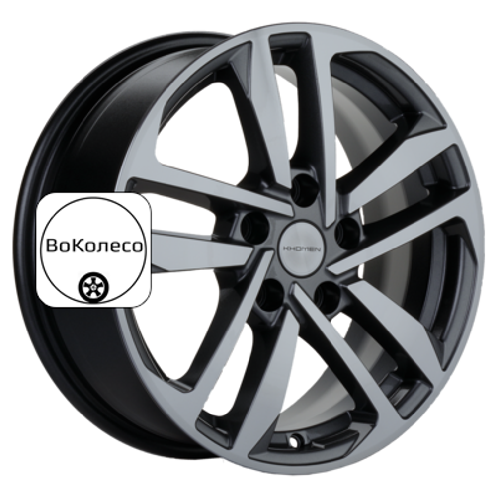 6,5x16/5x114,3 ET41 D67,1 KHW1612 (Kia) Gray Khomen Wheels