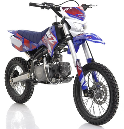 Питбайк Apollo RFZ START 125X-LE, 17/14 синий