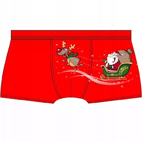 Трусы мужские боксеры Cornette Swiateczne Santas 007/67