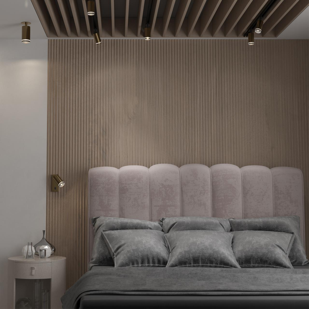 370894 OVER NT22 412 матовое золото Светильник накладной настенный IP20 GU10 9W 220V ULAR