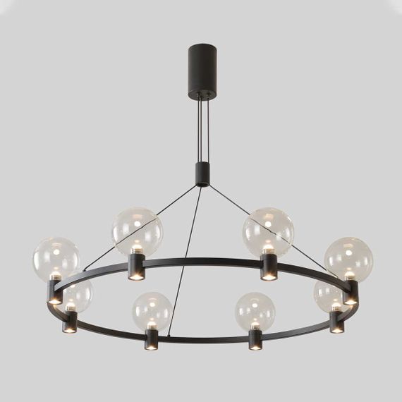 Люстра Crystal Lux DUET SP56W LED BLACK