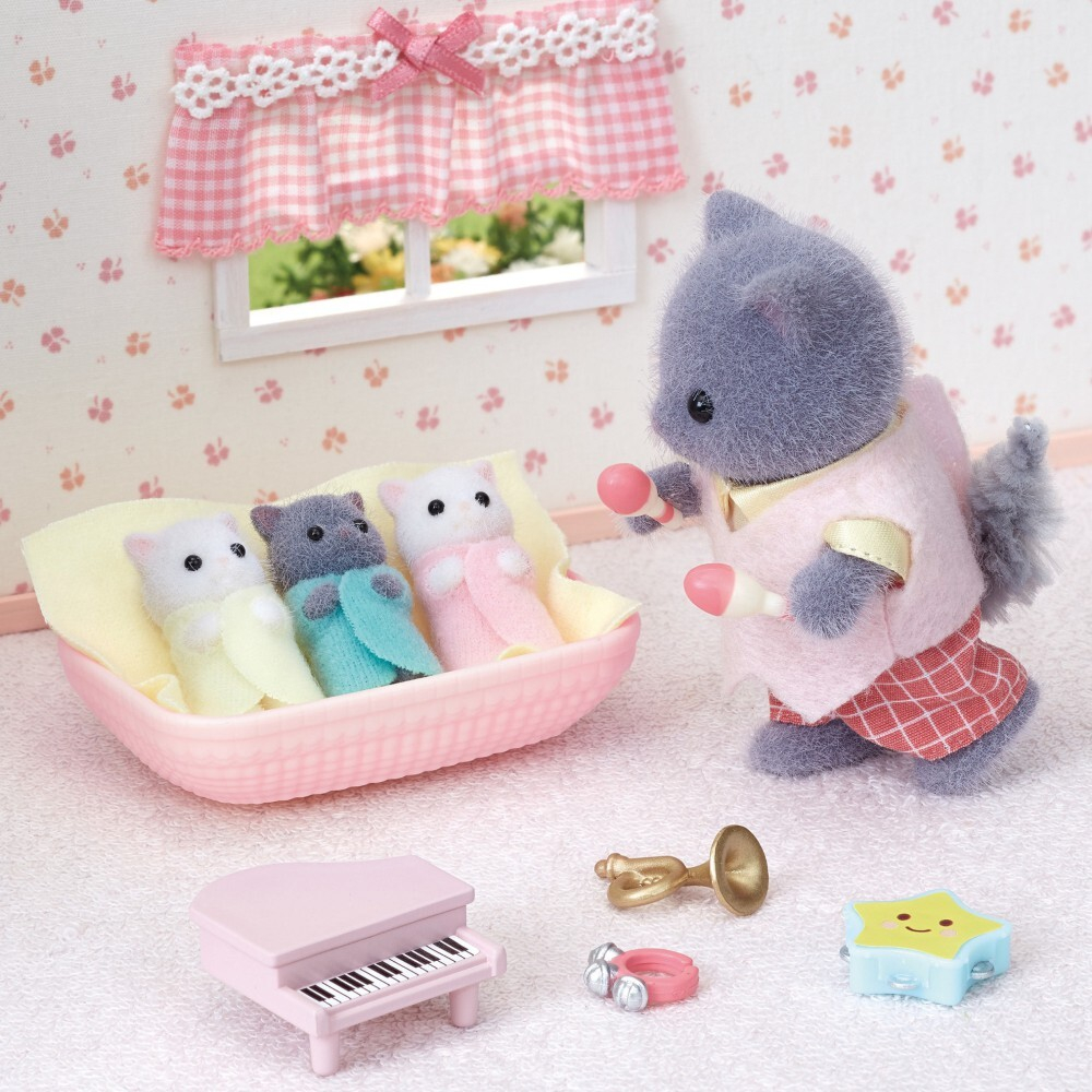 Sylvanian Families - Тройняшки персидских кошек 5458 / артикул   5458  / GTIN 5054131054581