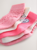 Носки для малышей Next E48-274, 5 шт., Белый, Розовый