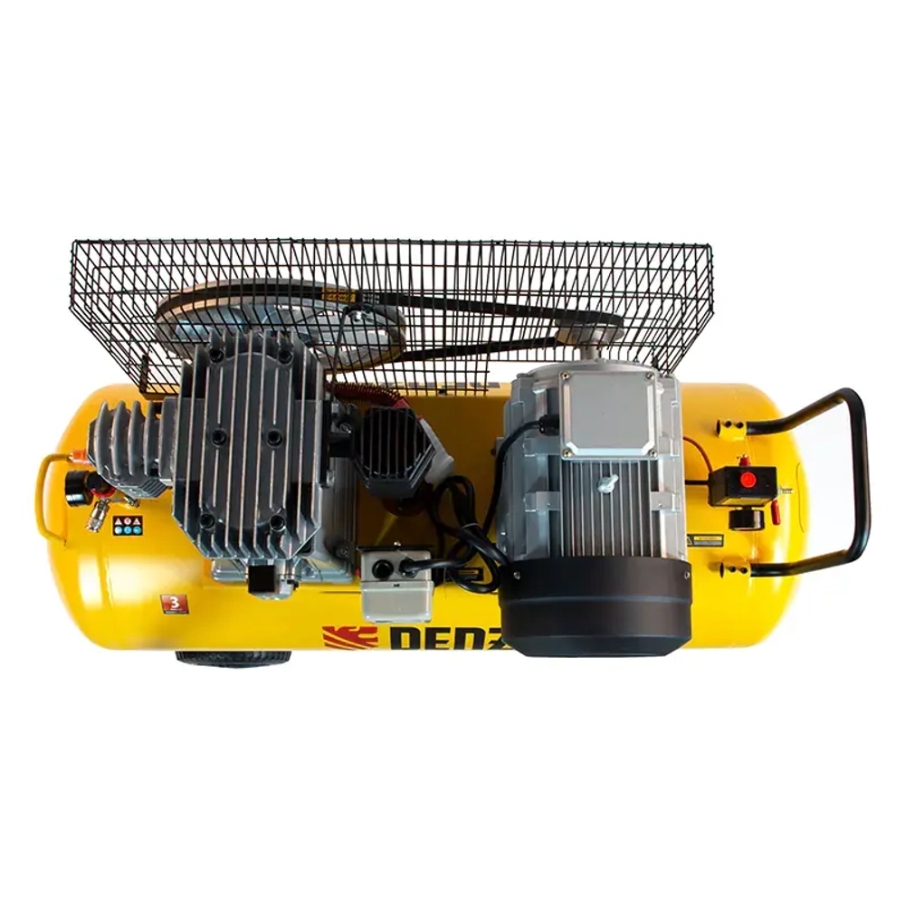 DENZEL BCI5500-T/200 компрессор воздушный 5.5 квт, ременный привод, 200 литров, 850 л/мин 58128