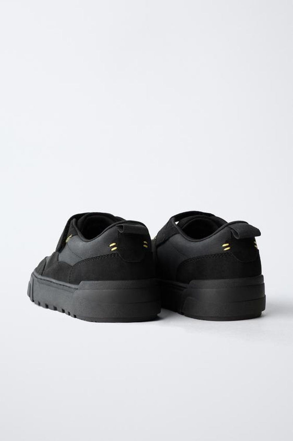 ZARA ОБЪЕМНЫЕ КЕДЫ, ЧЕРНЫЙ