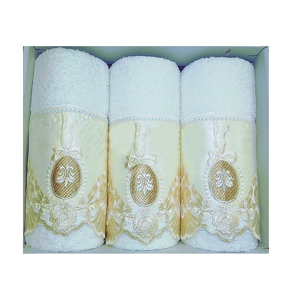 Набор полотенец 2шт Renato Balestra Майа Panna светло-бежевый