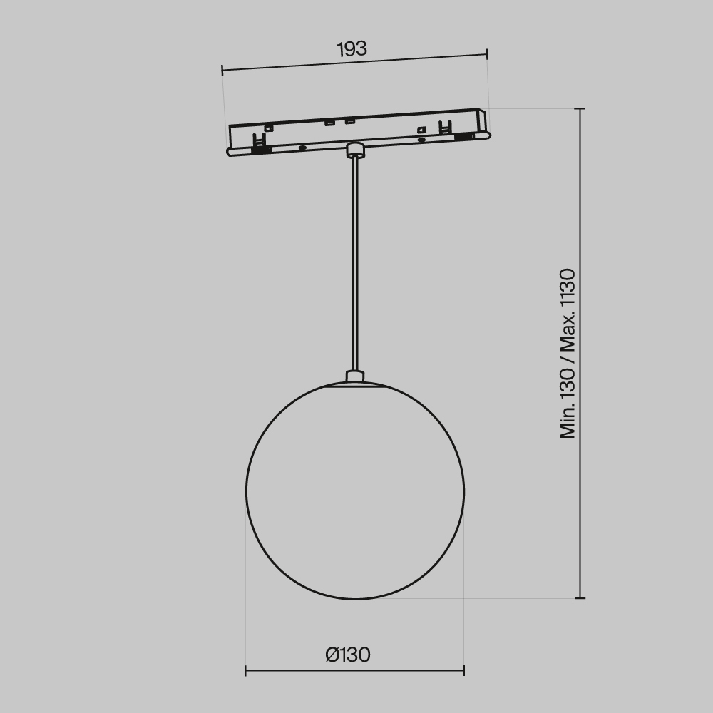 Трековый светильник Maytoni Technical TR039-4-5W3K-WW-DS