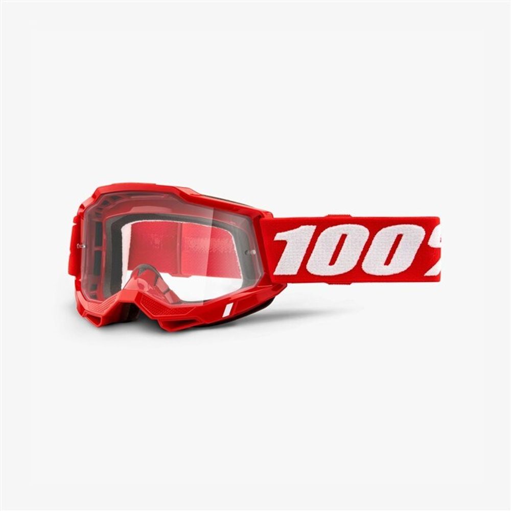 Очки 100% Accuri 2 Enduro Goggle Red / Clear Dual Lens (50221-501-03)