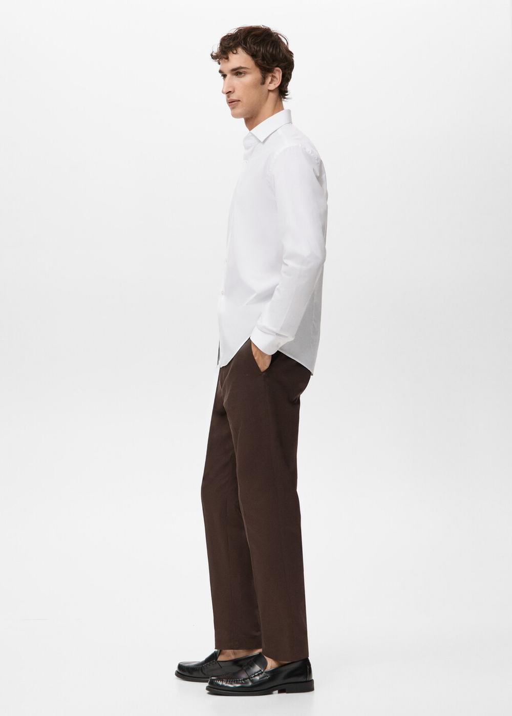 Рубашка 100% хлопок regular fit