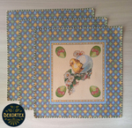 Набор декоративных сервировочных салфеток Пасхальное чудо (40х40) 3шт