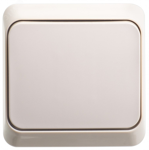 ЭТЮД Выключатель одноклавишный наружный бежевый сх.1 BA10-001K Systeme Electric