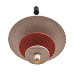 8296/11AL LEDIO LN26 365 черный/бежевый/бурый, металл/фетр/акрил Подвес LED 11W 3000K 220V FELTA