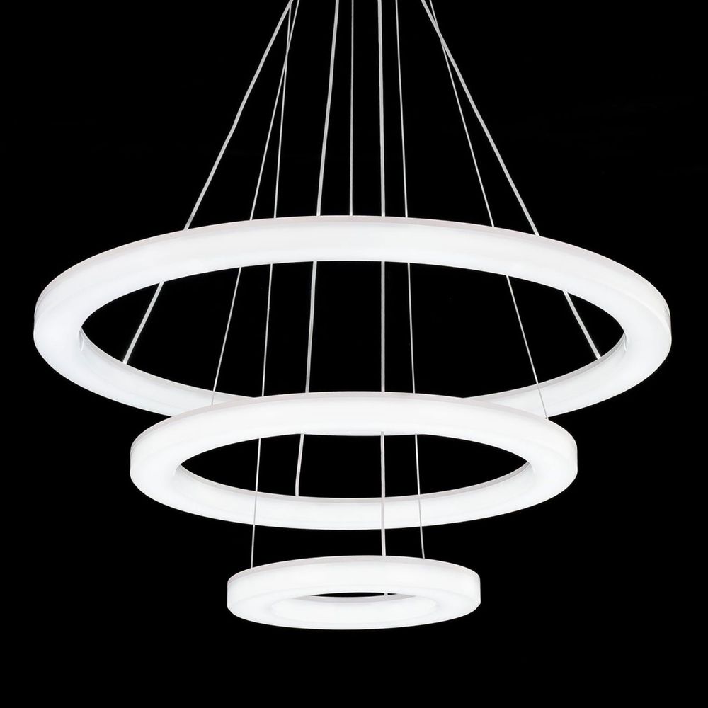 Citilux Электрон Смарт CL710A104S Умная люстра подвесная Белая