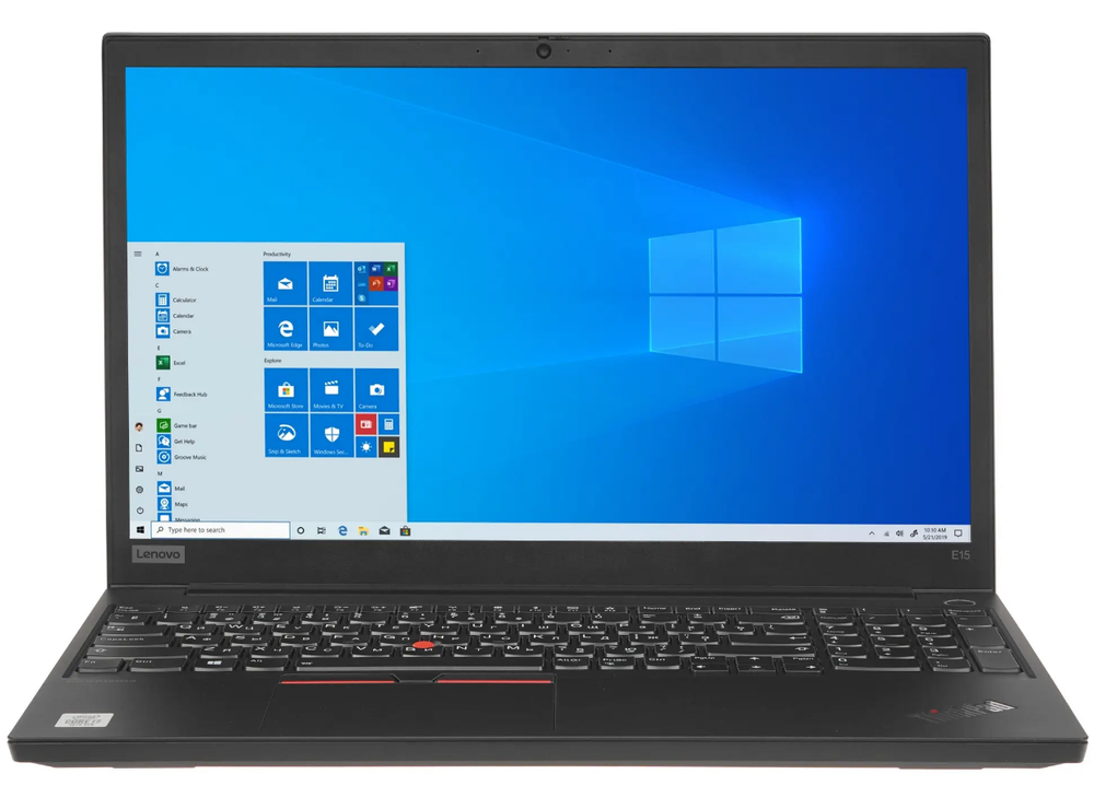 15.6" Ноутбук Lenovo ThinkPad E15 (1920x1080, Intel Core i7-10510U, RAM 16ГБ, SSD 128ГБ, Intel UHD Graphics, OS Windows)