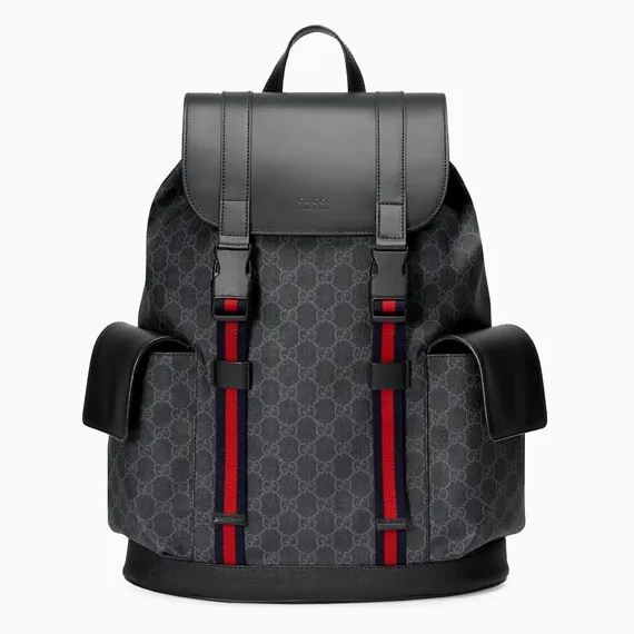 Рюкзак Gucci leather canvas GG bag