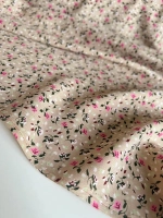 Ткань штапель для шитья 1 м плательная летняя вискозная