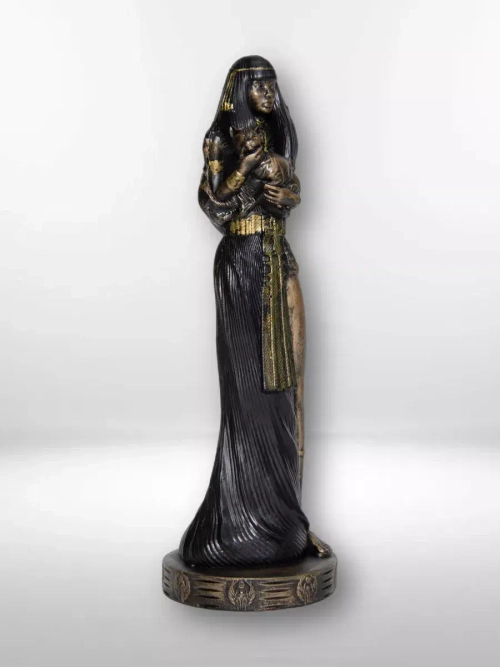 Коллекционная алтарная фигурка статуэтка египетская Богиня Бастет оберег для дома