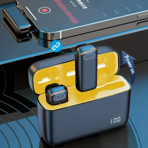 Wireless Dual system, 2 микрофона в зарядном кейсе