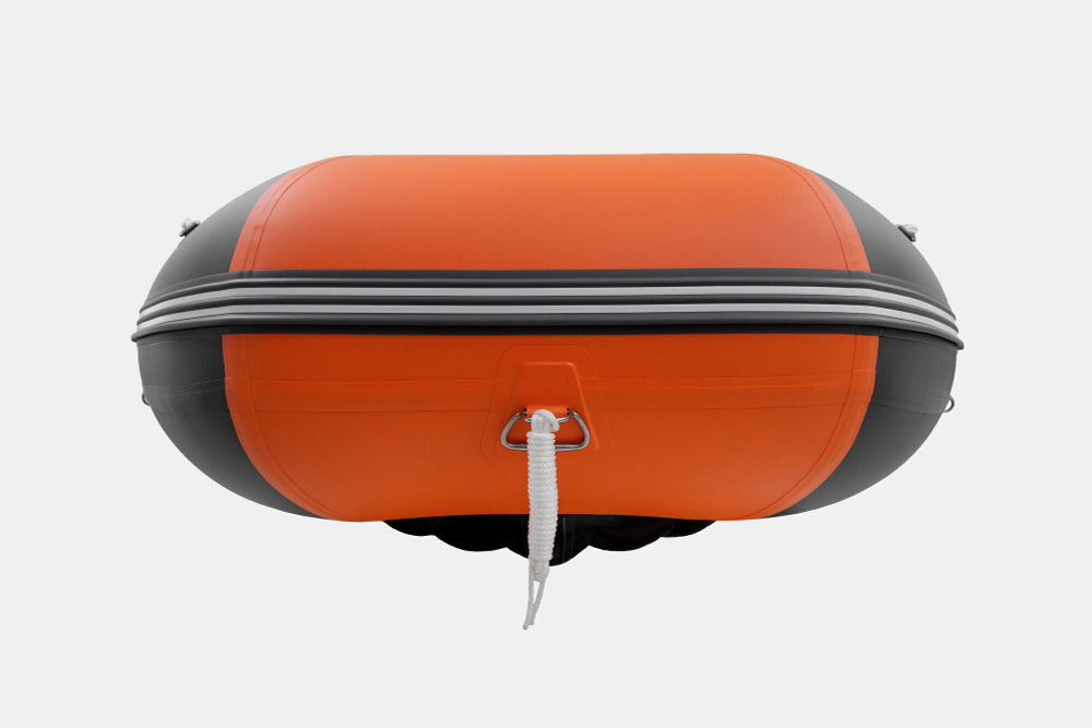 Надувная лодка GLADIATOR E420PRO оранжево-темносерый