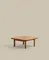 Журнальный столик Turqueta из массива тика, 70x70 см