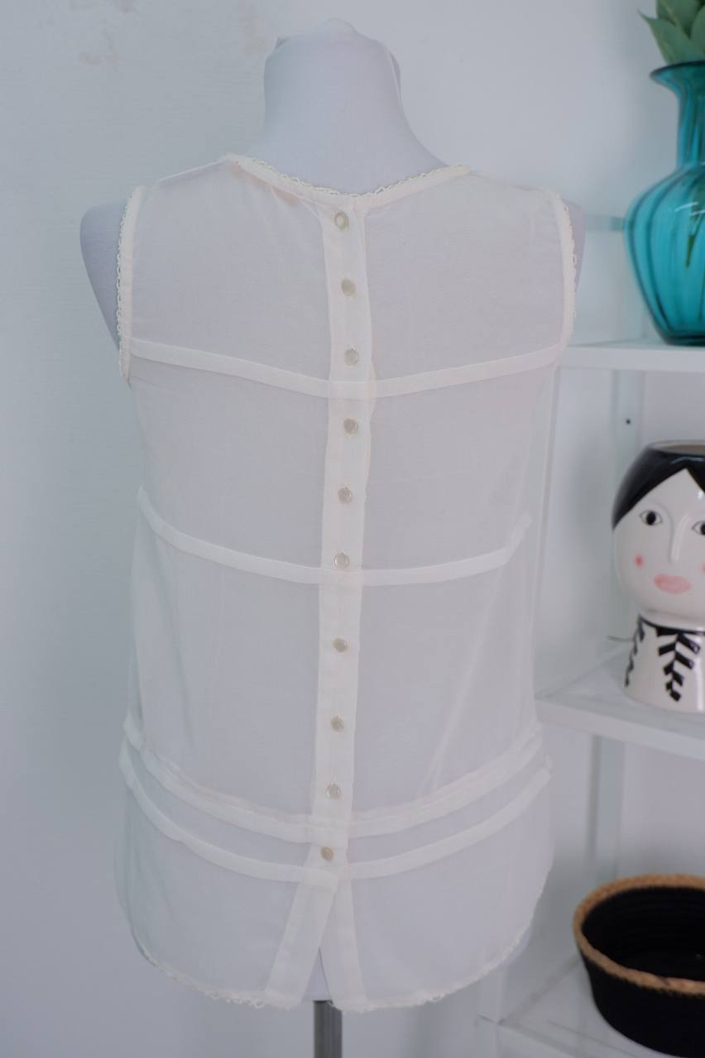 Туника Zarina белая 42 размер