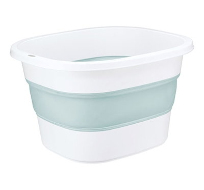 Таз ФЛЕКС 18 л для ног складной с массажной поверхностью, отверстие для подвешивания, полипропилен, ТЭП М2509