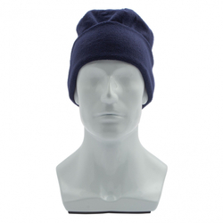 Шапка с отворотом из флиса для взрослых, размер 58-59, синяя Россия Сибртех