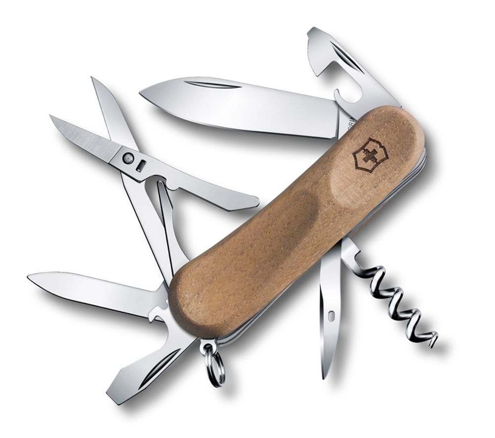 Нож Victorinox EvoWood 14, 85 мм, 12 функций, дерево