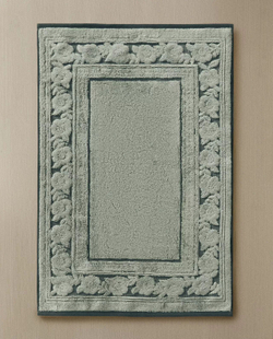 Zara Home - Коврик для ванны с фаской akardow в цветы, зеленый, 50x80 см