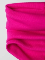 Шапка для девочки со снудом на осень