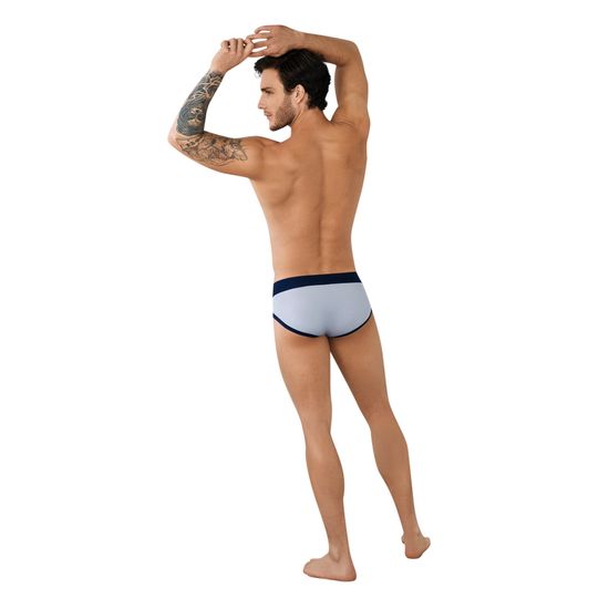 Мужские трусы слипы светло-серые Clever SIMPLE BRIEF 094612