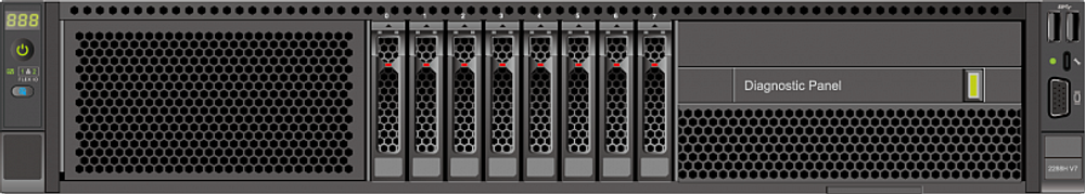 Шасси xFusion 2288H V7 H22H-07-S8AAF (0231Y047)