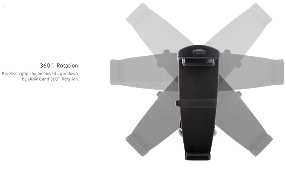 Держатель автомобильный для устройств Kropsson HR-S, 200TAB  7"-10"(150-200мм) Чёрный