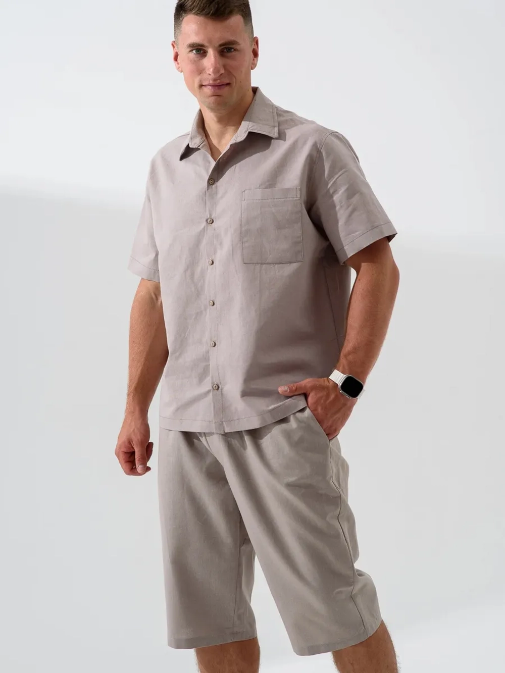 Бриджи мужские "Льняные"