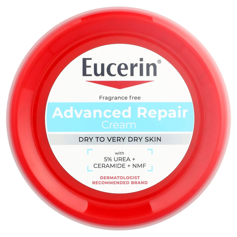 Eucerin, крем для интенсивного восстановления, для сухой и очень сухой кожи, без отдушек, 454 г (16 унций)
