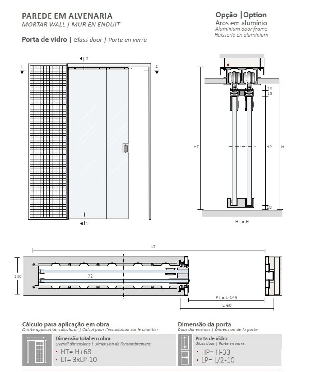 ПЕНАЛ PARALELO GLASS PLUS OPENSPACE