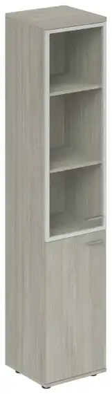 Шкаф высокий со стеклом левый Wing WN.712.L