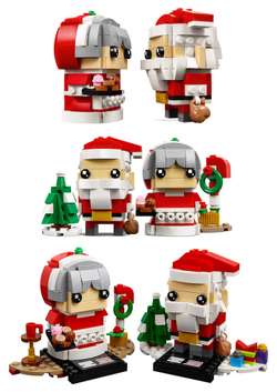 LEGO BrickHeadz: Мистер и Миссис Клаус 40274 — Mr. & Mrs. Claus — Лего БрикХедз