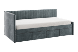 Кровать тахта с ящиком Твикс (велюр) МФ Мебельсон, г. Ижевск
