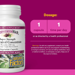 Natural Factors, ResveratrolRich®, концентрат ресвератрола, суперсила, 60 вегетарианских капсул