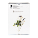 Декор для стен Trigg малый белый-латунь