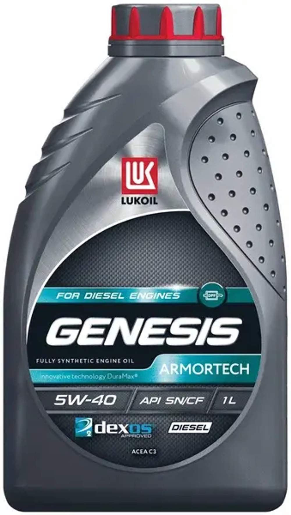 Масло моторное Лукойл Genesis Armortech Diesel 5W-40 SN синтетическое 4л / 5W40