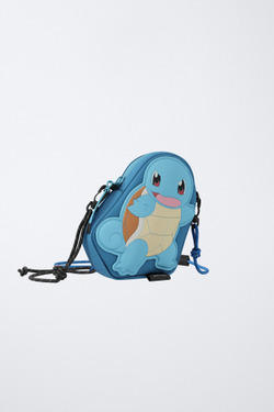 ZARA СУМКА С ПЛЕЧЕВЫМ РЕМНЕМ И ПРИНТОМ TLE POKÉMON™, СИНИЙ