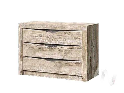 Комод Cпальня Ривьера (дуб юкон/дуб юкон; бетон темный)