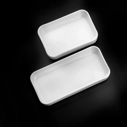 Блюдо сервировочное 18х12см Pillivuyt Plisse-Toulouse белое