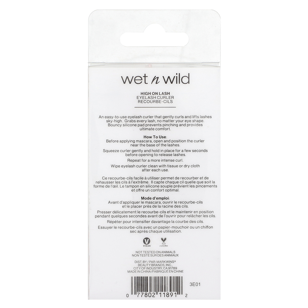 wet n wild, Щипцы для завивки ресниц High On Lash, 1 инструмент