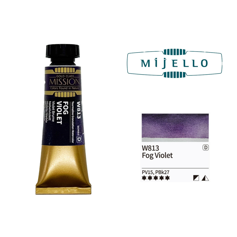 Акварель Mijello Granulation 15 мл. W813 [D] Fog Violet