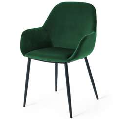 Стул Konna зелёный велюр