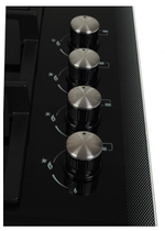 Поверхность варочная  Гефест СГ СВН 2230-01 К2 черное стекло (двухзонная горелка)