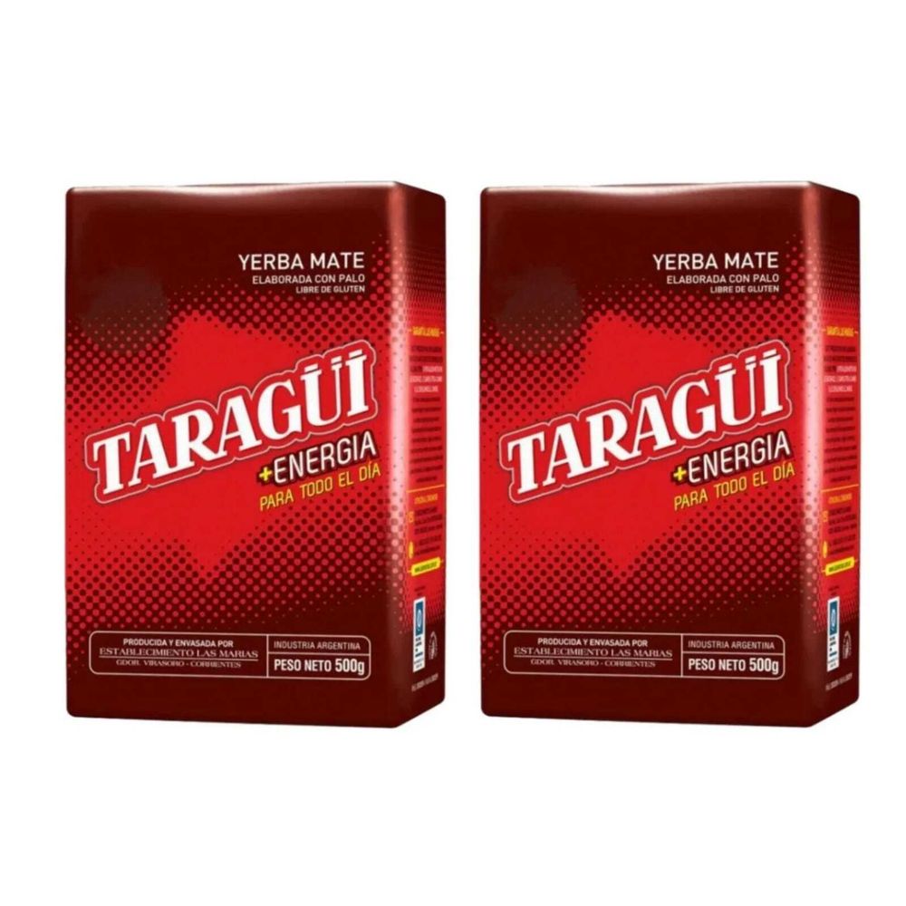 Чай мате Taragui Yerba mate Energia 500 г, 2 шт